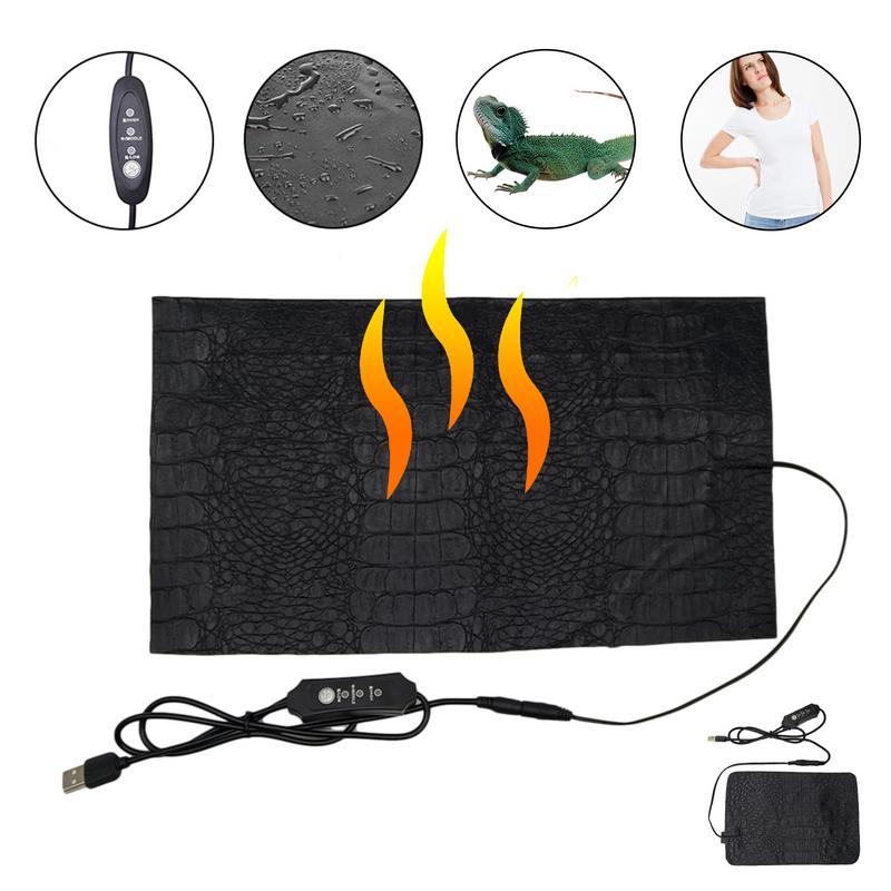 USB Pet Heating Pad Terrarium  - Reptile Heating Mat review and price