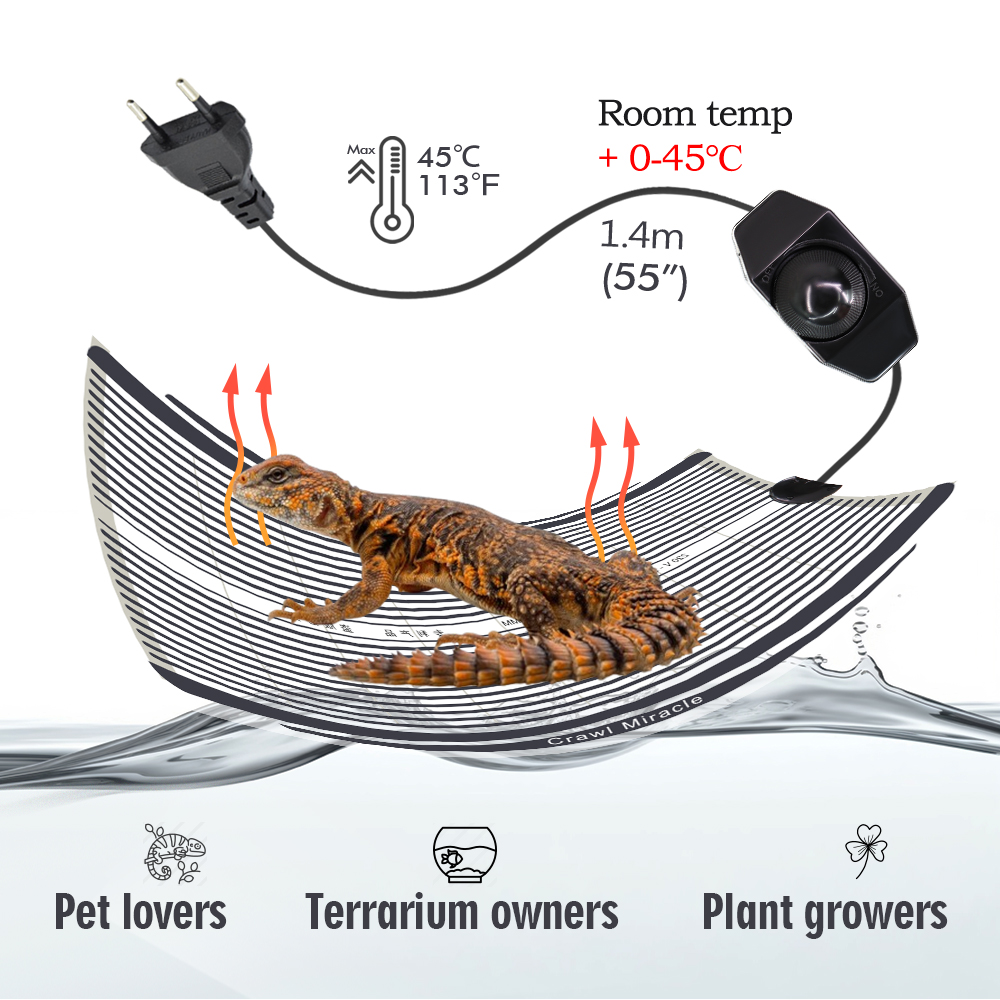 5W 15W 25W 35W Graphene Reptil - Reptile Heating Mat review and price