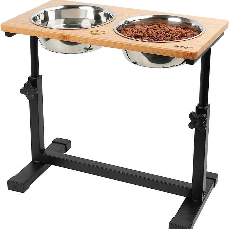Wooden Raised Dog Bowl Adjusta - Pet Supplies Pet Shop review and price