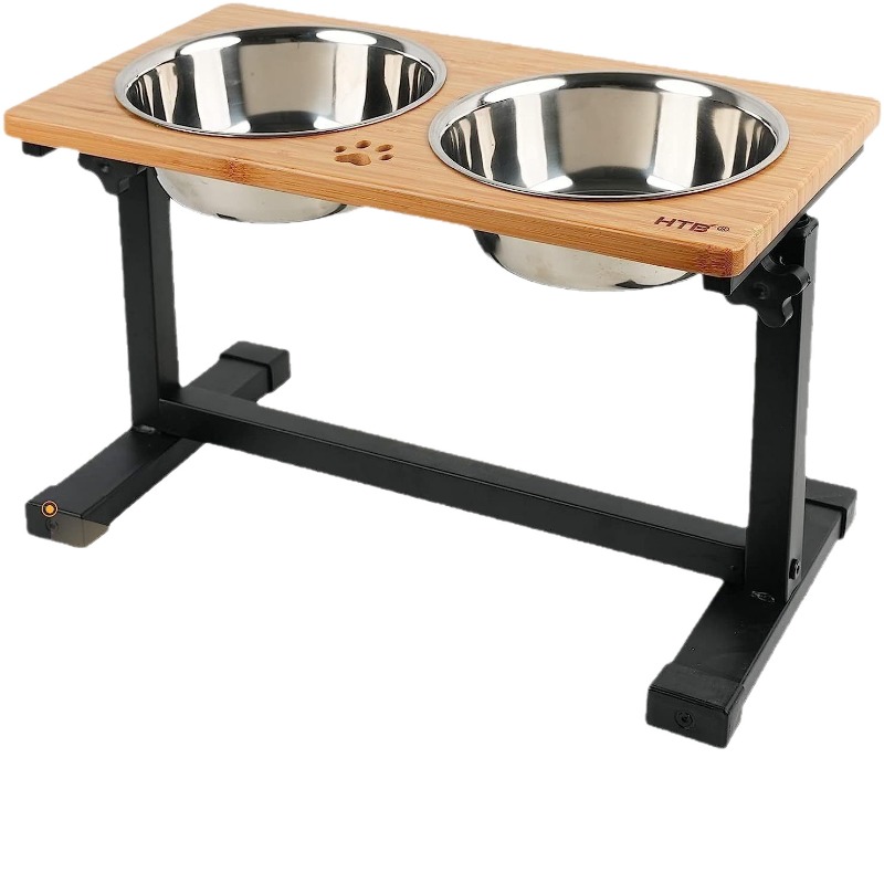 Wooden Raised Dog Bowl Adjusta - Pet Supplies Pet Shop review and price
