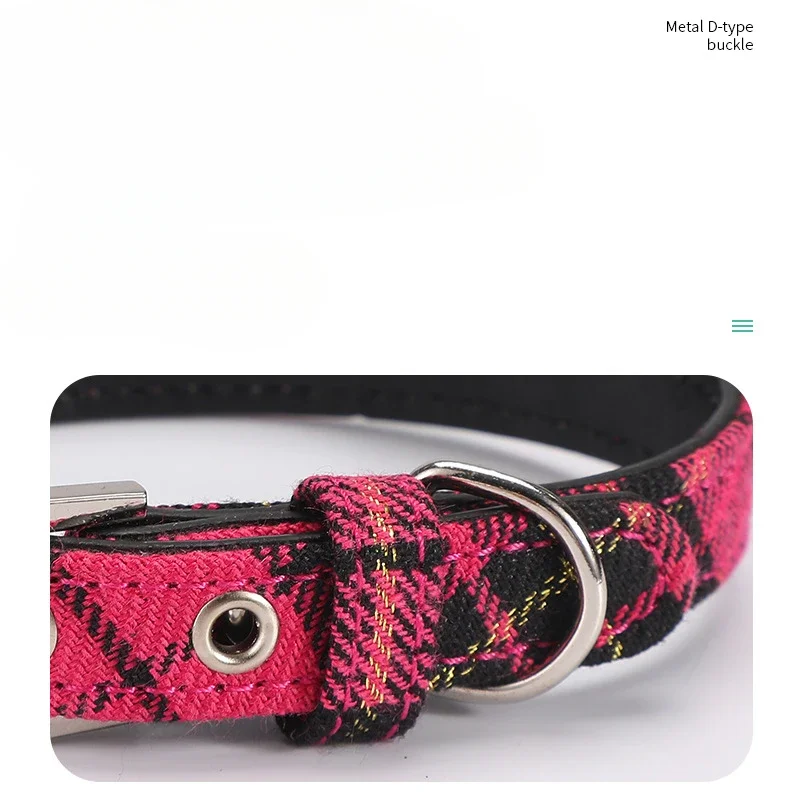 Pet Collar Scottish Plaid Dog  - Pet Supplies App review and price