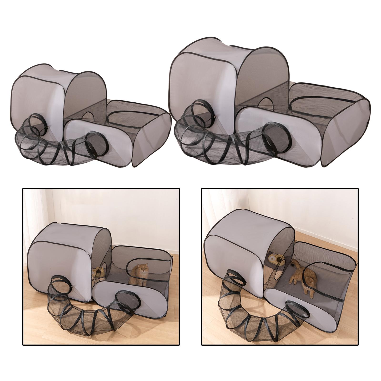 Cat Tube Tunnel Cage House Fol - Interactive Cat Toy review and price
