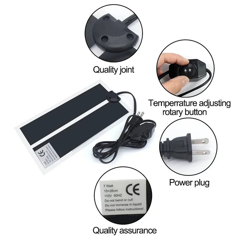 5W/14W/20W Pet Heating Pad Rep - Reptile Heating Mat review and price