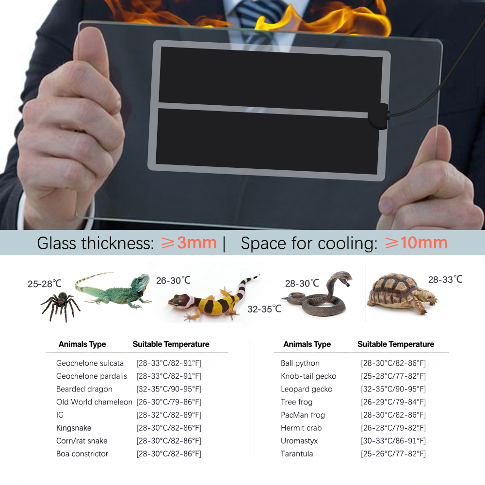 45W-5W 2/4/6H Timing Pet Heati - Reptile Heating Mat review and price