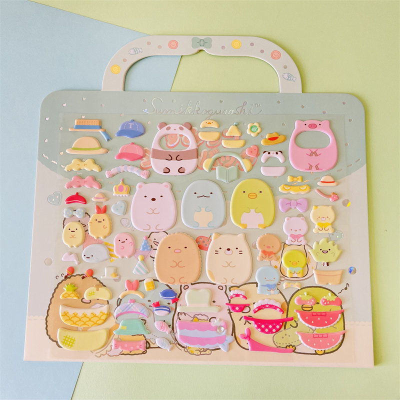 Kawaii Shirokuma Stickers 3D B - Pet Supplies First review and price