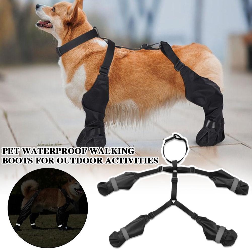 Dog Suspender Boots Waterproof - Dog Booties Paw Protector review and price