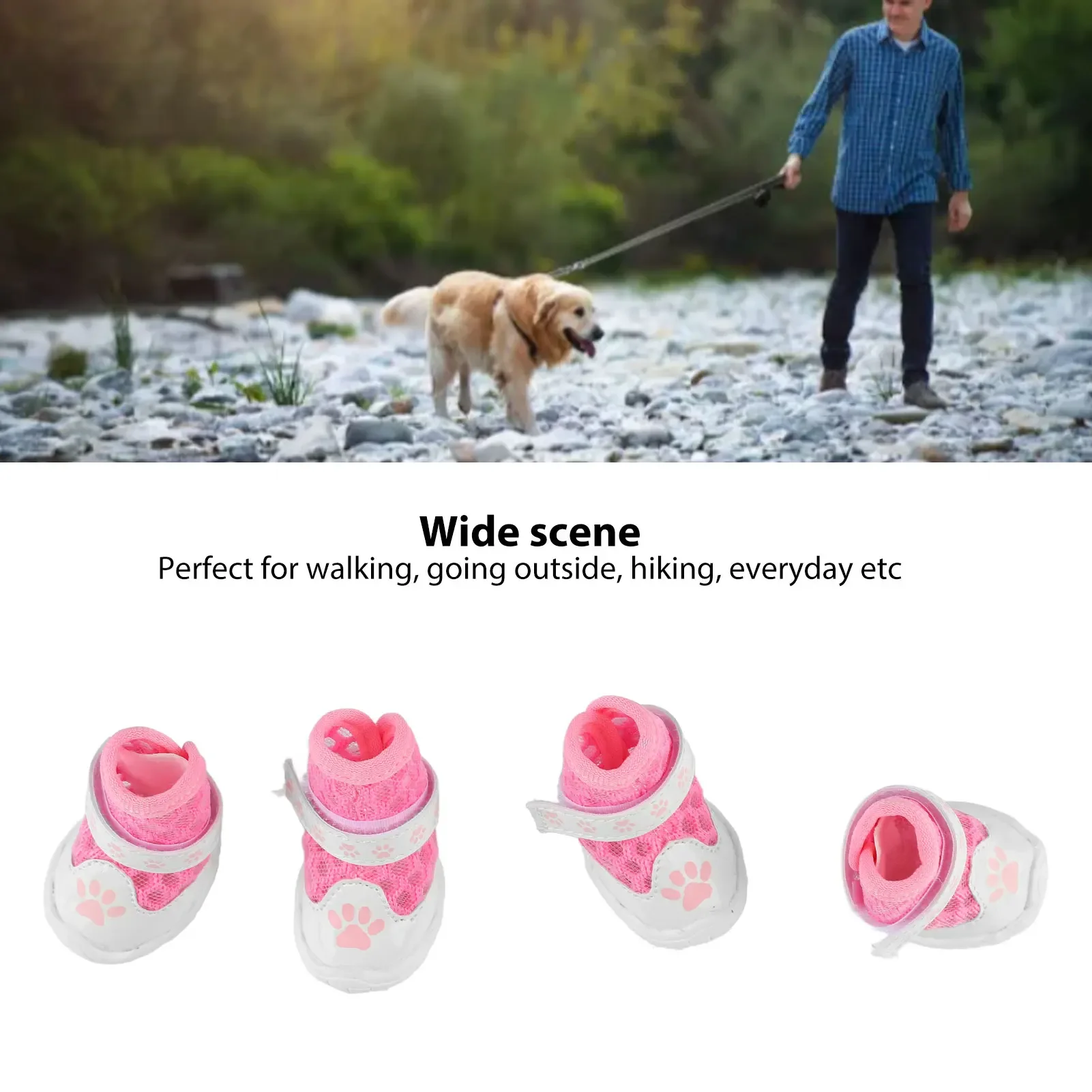 4pcs Dog Booties Spring Summer - Dog Booties Paw Protector review and price