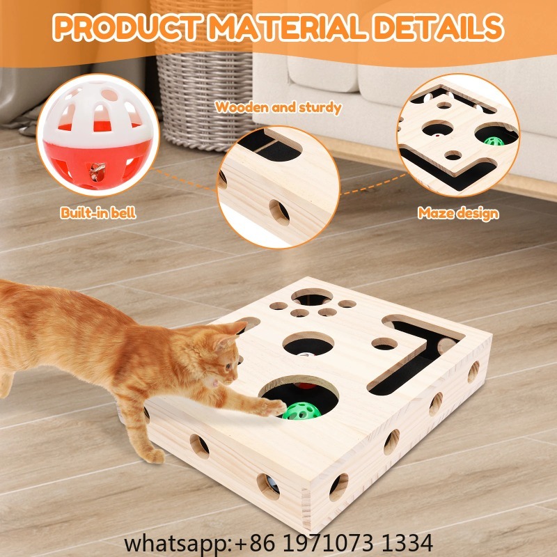 Cat Nail File Box Toy with Bel - Interactive Cat Toy review and price