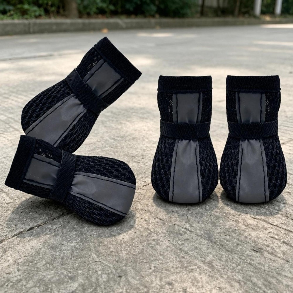 4PCS/SET Durable Non-Slip Dog  - Dog Booties Paw Protector review and price