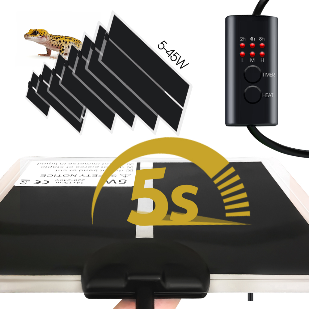 EU Plug 5-20W Reptiles Adjusta - Reptile Heating Mat review and price