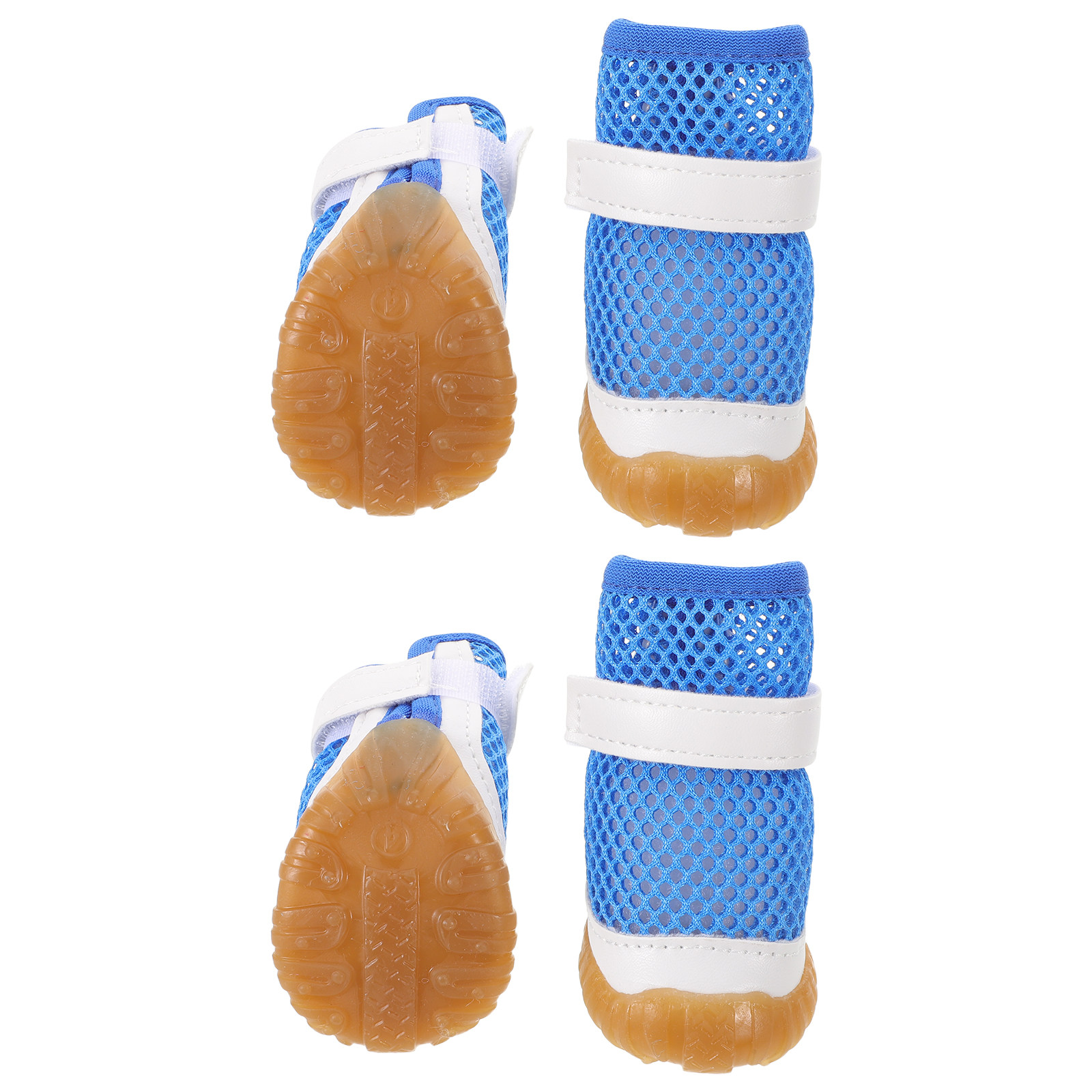 4Pcs Breathable Mesh Dog Shoes - Dog Booties Paw Protector review and price