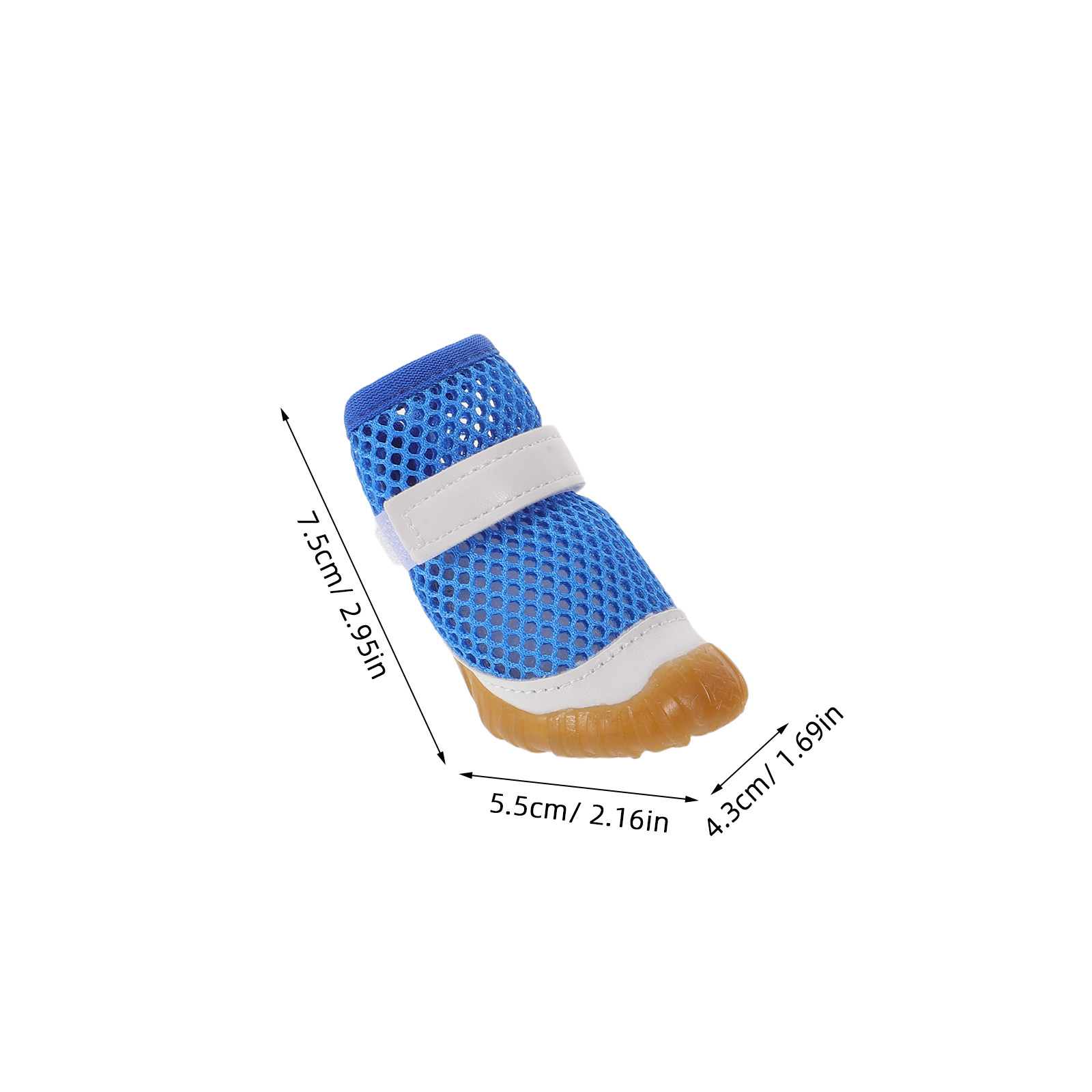 4Pcs Breathable Mesh Dog Shoes - Dog Booties Paw Protector review and price
